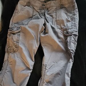 The Limited Charcoal Utility Pants